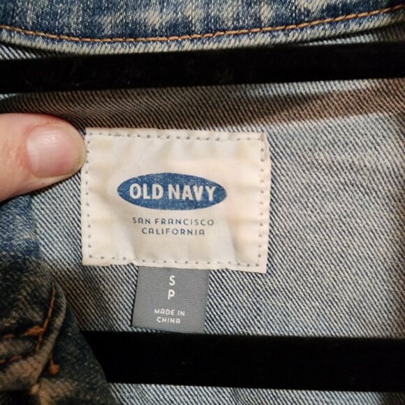 Old Navy Denim Jean Jacket Womens size S - Picture 3 of 3